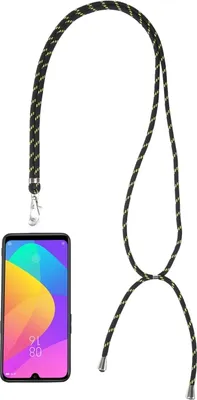 Immagine prodotto di Cordino universale per cellulare a colori misti (nero giallo)