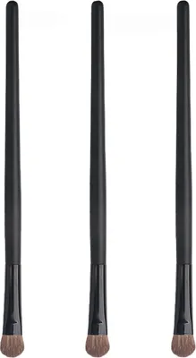 Produktbild von INF Essentielles Lidschattenpinsel-Set - 3-teiliges Ponyhaar-Pinselset