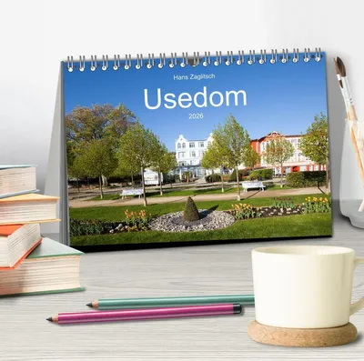 Produktbild von Usedom (Tischkalender 2026 DIN A5 quer), CALVENDO Monatskalender