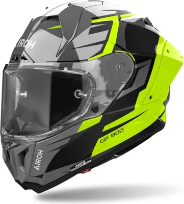 Produktbild von Integralhelm Schutzhelm Crosshelm Roller AIROH GP800 Master Gelb Grau Größe XL
