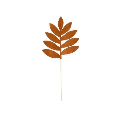 Image de Halbach 6pb x 6 pcs = 36 pièces 13,5 cm feuilles de velours 98006 cognac