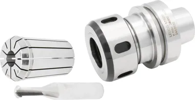 Produktbild von OERTLI Clamex Diamant Fräser Set Ø 10 mm Schnittlänge 20 mm Schaft Ø 12 mm Präzisions-Spannzange für CNC