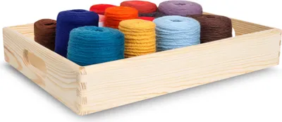 Image de Creative Deco Caisse Bois de Rangement - 40 x 30 x 6,5 cm (+/-1 cm)