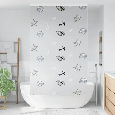 Immagine prodotto di vidaXL Tenda a rullo per doccia con cassonetto 140x240 cm Larghezza del tessuto 136 cm