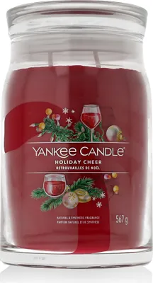 Produktbild von Yankee Candle Holiday Cheer, Rund, Rot, 90 h, 1 Stück(e)