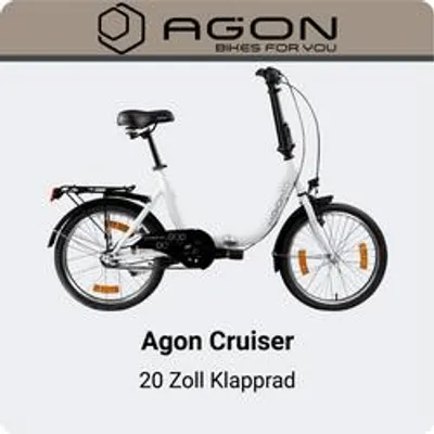 Produktbild von Agon Cruiser 20 Zoll Klapprad weiß