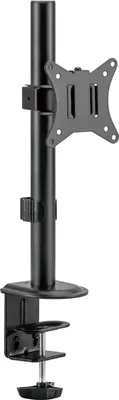 Produktbild von PureMounts PM-OFFICE-011 Monitorhalterung, höhenverstellbare Halterung für 1 Bildschirm, 17 bis 32 Zoll, neig- und schwenkbar, VESA 75 und 100, Tischhalterung, Bildschirmhalter, schwarz