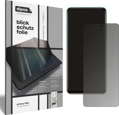 Produktbild von Blickschutzfolie für Xiaomi Mi 10i matt Schutzfolie Folie Display Schutz dipos