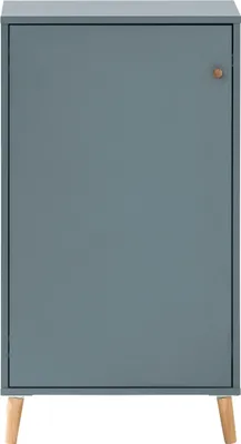 Produktbild von Möbelpartner Aktenschrank Jaguar Small | HxBxT 92,6x51x41cm | 2 Fächern & 1 Flügeltür | Blau