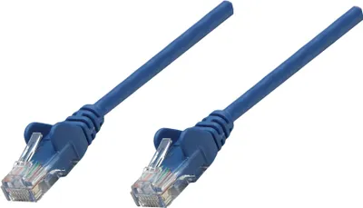 Zdjęcie produktu dla INTELLINET Patchkabel RJ45 S/FTP Cat6 Kupfer LSZH 0,25m blau