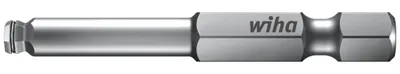 Image de Wiha - WH25742 - Embout professionnel à tête sphérique hexagonale 1/4" (25742) 6,0 x 50 mm