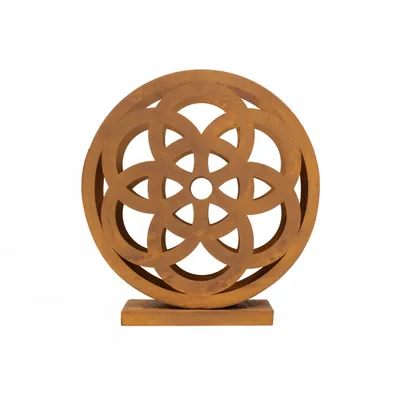 Image de Bougie Lanterne Conduit Bougie Support Boho Grand Rouge Rouille
