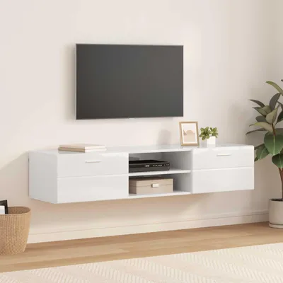 Image de Armoire en bois vidaXL, 150 x 39 x 30 cm, gris béton, matériau de bois