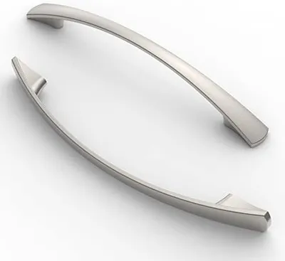 Produktbild von FURNIWARE 5 Stš¹ck Schrank- und Kš¹chengriffe 128mm Lochabstand Nickel gebš¹rstet