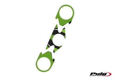 Produktbild von PUIG 6949V Radikal Yoke Protector  passend fuer KAWASAKI ZX-6R NINJA Grün