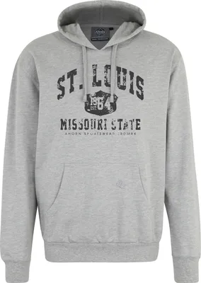 Produktbild von Übergrößen Kapuzen-Sweatshirt AHORN SPORTS St. Louis dunkelgrau Graumeliert 8XL