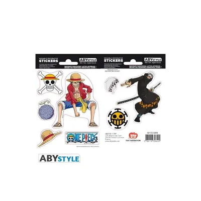 Produktbild von ONE PIECE - Stickers - 16x11cm/ 2 sheets - Luffy & Law