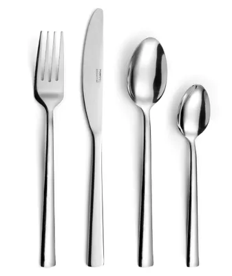 24-tlg. Besteckset für 6 Personen, Edelstahl 18/0, Hochglanz