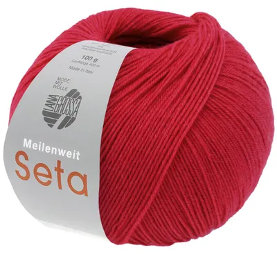 Produktbild von Lana Grossa - Meilenweit 100g Seta 0052 rot