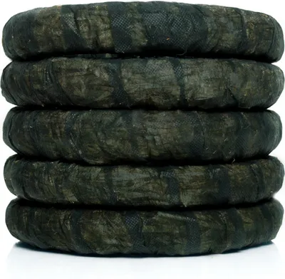 Produktbild von 5x DekoPrinz® Vlies Strohkranz Ø 33cm / 5cm Strohrömer Rohling Adventskranz Türkranz Kranz Strohring