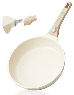 Immagine prodotto di Omgoods - Padella antiaderente a induzione, 28 cm - Con manico removibile