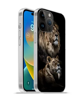 Produktbild von MuchoWow® Handyhülle Schutzhülle Hülle für Apple iPhone 14 Pro Max Löwe - Löwin - Porträt Silikon Softcase Handy Hülle - Hardcover