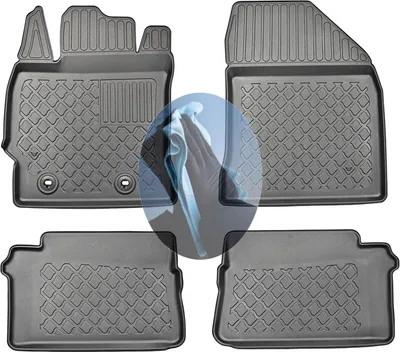 Produktbild von Z522138 TPE-Gummifußmatten kompatibel mit  Toyota Auris Hybrid  2 E180 Schrägheck Hatchback 5-türer 2012-2019