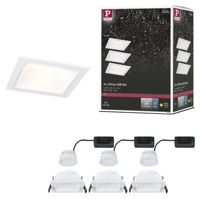 Zdjęcie produktu dla Zestaw 3 lamp wpuszczanych LED Cole firmy Paulmann