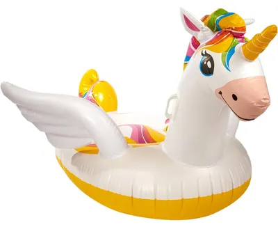 Produktbild von INTEX Schwimmtier Einhorn 201 x 104 x 97 cm, inkl. Reparaturflicken