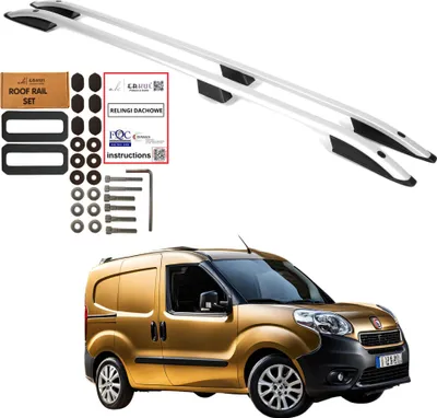 Obrázok produktu pre Strešné nosiče FIAT DOBLO KURZ AB 2010-2022 Hliníkové odolné