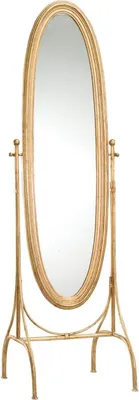 Produktbild von Casa Padrino Luxus Jugendstil Standspiegel Antik Gold - Edler Schlafzimmer Spiegel - Barock & Jugendstil Schlafzimmer Möbel