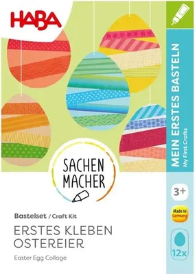 Produktbild von HABA Bastelset - Erstes Kleben Ostereier