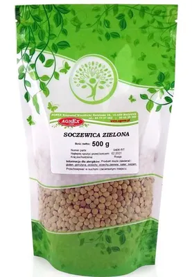 Zdjęcie produktu dla Soczewica zielona 500 g