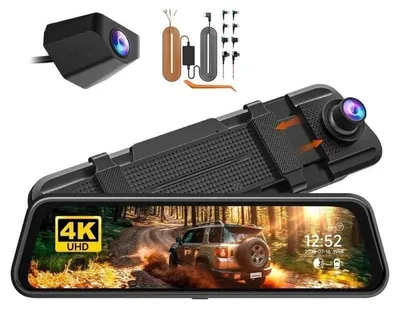 Produktbild von Dashcam, 4K Auflösung, IPS-Touchscreen, MIT HARDCODED KIT,  64G TF