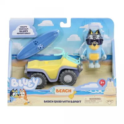 Productafbeelding van Bluey - Speelset: Strandquad met figuur