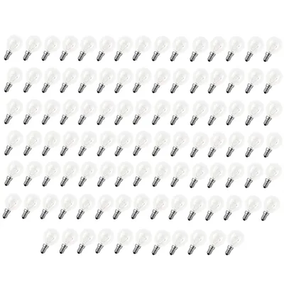 Produktbild von 100 x Tropfen Glühbirne 15W E14 klar Glühlampe 15 Watt Glühbirnen Glühlampen Industrieverpackt