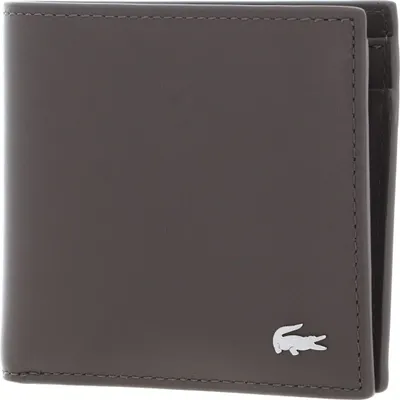 Zdjęcie produktu dla Skórzany portfel LACOSTE FG Billfold & Coin Morel taupe