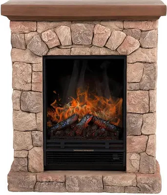 Produktbild von HOME DELUXE - Elektrokamin CALOR - MGO-Kunststein - 76,5 x 90,5 x 31,0 cm - 2 Heizstufen - Flammeneffekt separat schaltbar - inklusive Fernbedienung