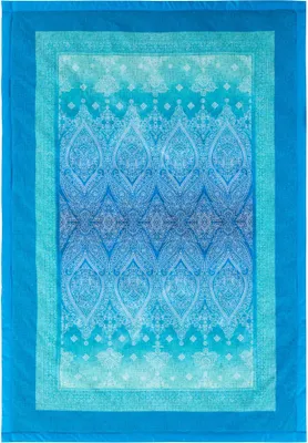 Produktbild von Bassetti Baumwoll-Plaid KERALA Farbe B1 BLAU Größe 135x190