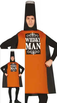 Produktbild von Superheldenflasche Karnevalskostüm Party Outfit Junggesellenabschied Spaß Getränk Held Original Bier Superheld Spaßvoll, Größe: 52 - 54 (L) Farbe: Braun
