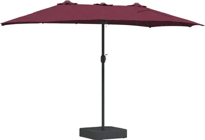 Immagine prodotto di Ombrello da giardino Rosso Bordeaux 385 x 209 x 244 cm