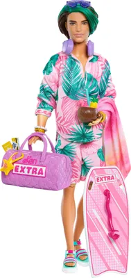 Produktbild von Barbie Extra Fly Ken Beach Puppe