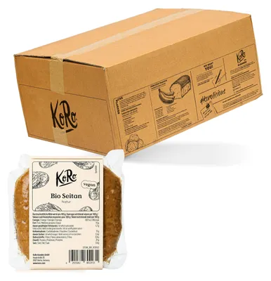 Produktbild von KoRo I Veganes Seitan Steak Natur 12 x 250 g