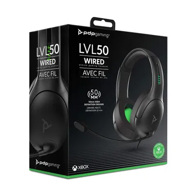 Image de PDP Casque LVL50 Wired pour Xbox One, noir