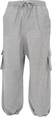 Produktbild von Goahose, Herren Yoga Hose, Bequeme Freizeithose - Grau, Baumwolle, Größe: S/M
