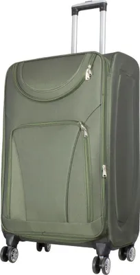 Produktbild von Großer grüner Stoffkoffer Koffer XL 78 cm + 90 Liter Maribor 4 kg Trolley Koffer Softcase