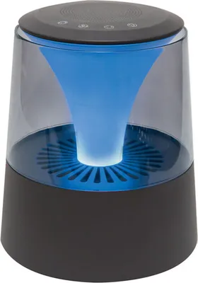 Image de Purificateur d'air HEPA Générateurs d'ozone à ions négatifs Diffuseur d'huiles essentielles et de veilleuses LED 7 couleurs Haut-parleur Bluetooth pour le bureau à la maison dans la chambre à coucher