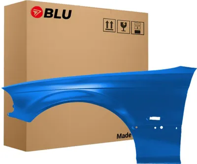 Image de BLU Aile Compatible avec BMW E46 Coupe/Cabrio 364 Gauche Blau Topaz Blue | 1999-2003 | Avant | Peint| Prêt à Monter | Acier
