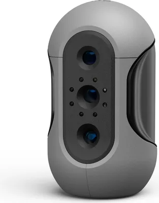 A 3D scanner is shown against a white background.