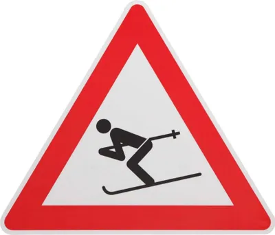 Produktbild von ORIGINAL VERKEHRSSCHILD 101 mit Sondersymbol SKIABFAHRT SKIFAHRER UNFALLGEFAHR Verkehrszeichen Schild Skiabfahrtschild Hinweisschild Warnschild Skischild Skifahrerschild Schilder Gefahrenstelle